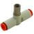 AS*1F-D, Speed Controller, One-touch Fitting, In-line, Flat Head Screwdriver Adjusting